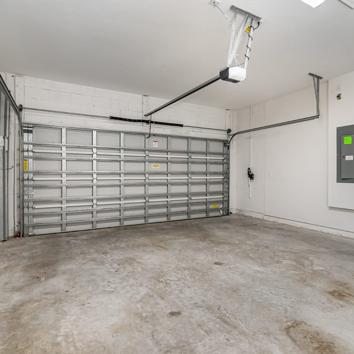 Attached 2-car garage